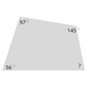determine angle quadrilateral