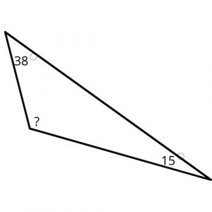 triangle missing angle