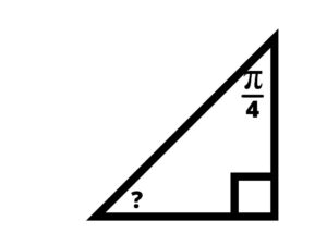 right triangle 45