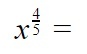 rational exponent variable