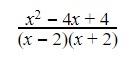 rational expression with hole