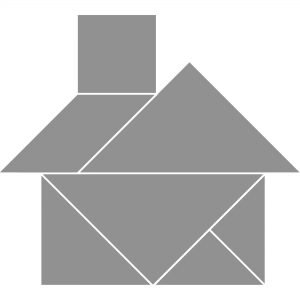 tangram house template