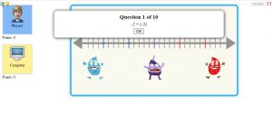 integer addition subtraction game