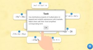 matching distributive property