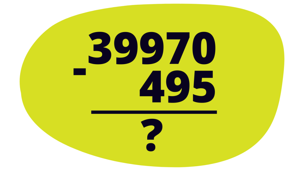 subtracting numbers up to 100,000