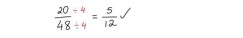 reducing a fraction