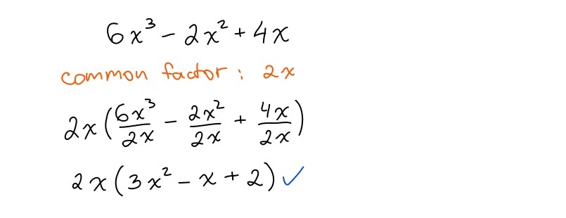 common factoring quadratics