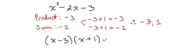 factoring simple trinomial