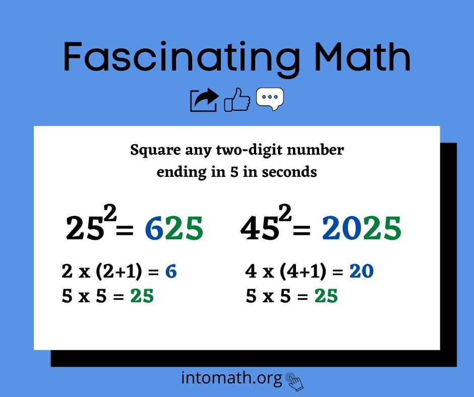 square a number ending in 5