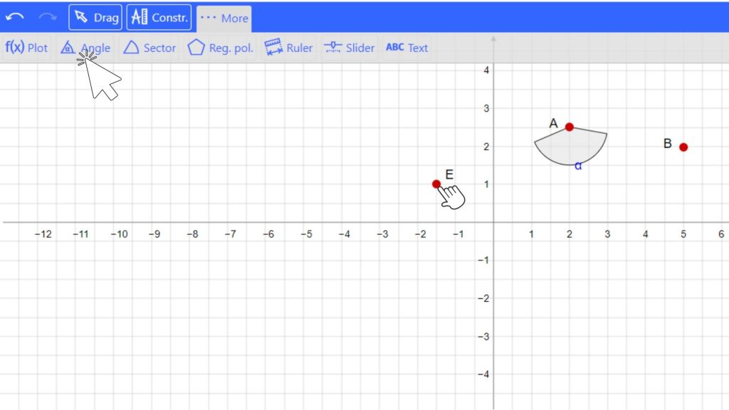 sketchometry plotting points