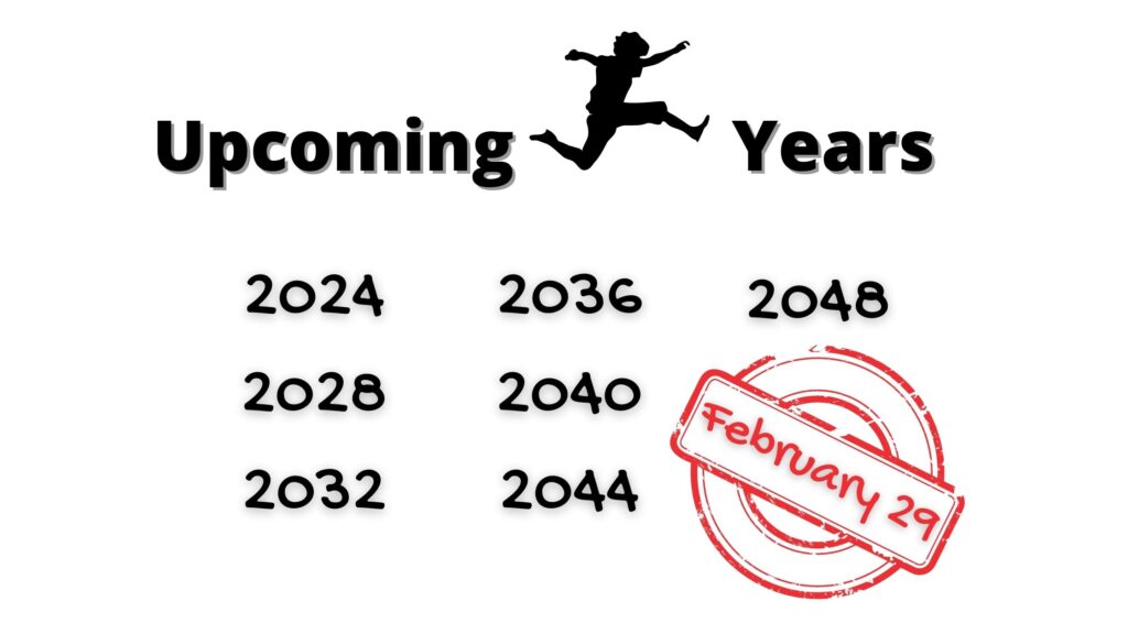 Upcoming Leap Years